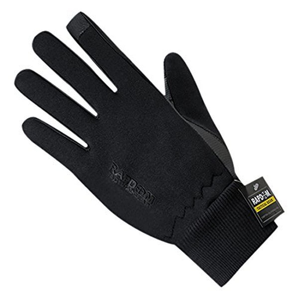 RAPDOM Tactical Neoprene Gloves with Wrist Cuff - Durable Work Gloves for Outdoor Sports, Shooting, Hunting & Motorcycle Riding