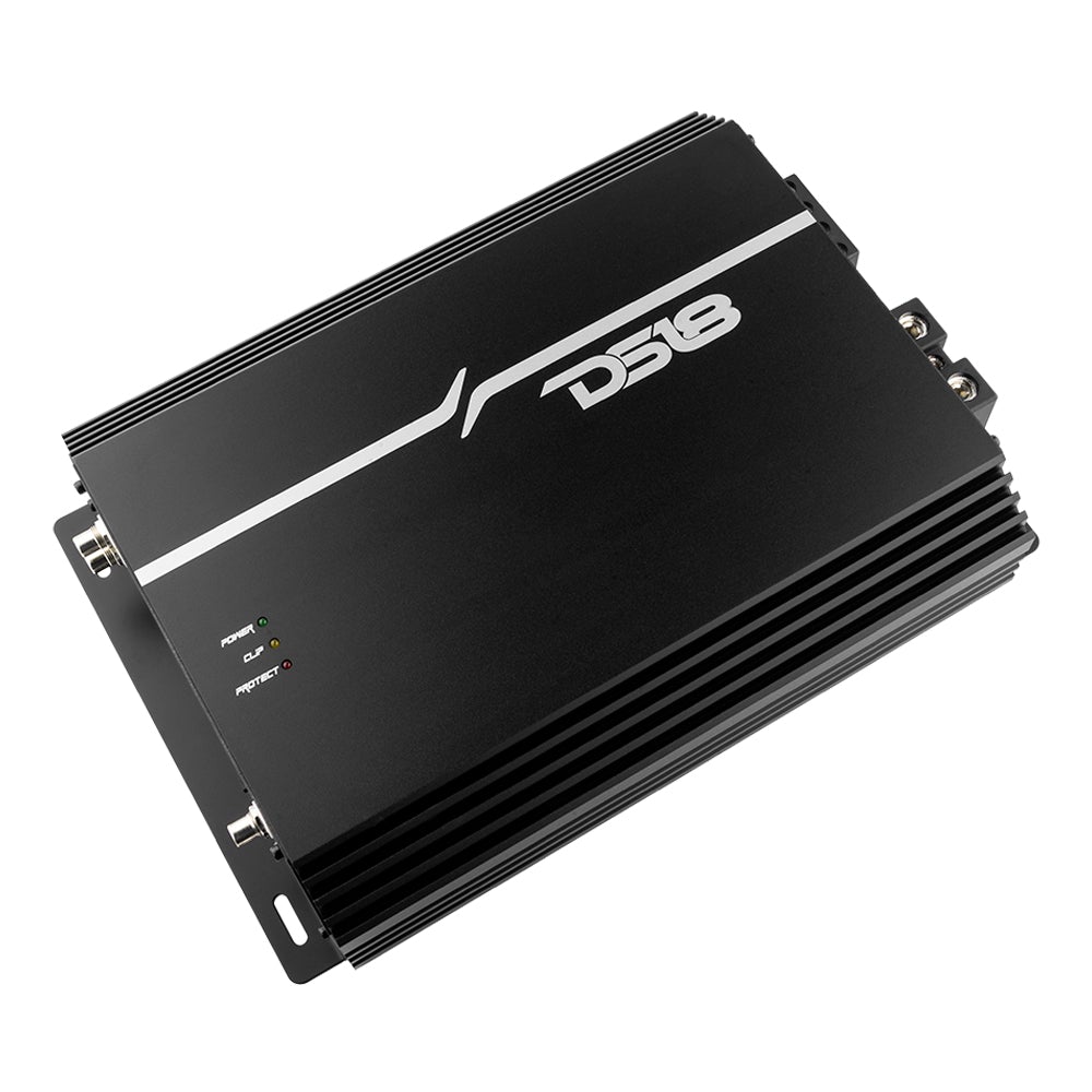 EXL 1 Channel Class D Amplifier 2000 Watts RMS @ 1 Ohm - High Power Car Audio Amp for Subwoofers - Made in Korea - Perfect for Car Audio Systems, Bass Boost, and Sound Competitions