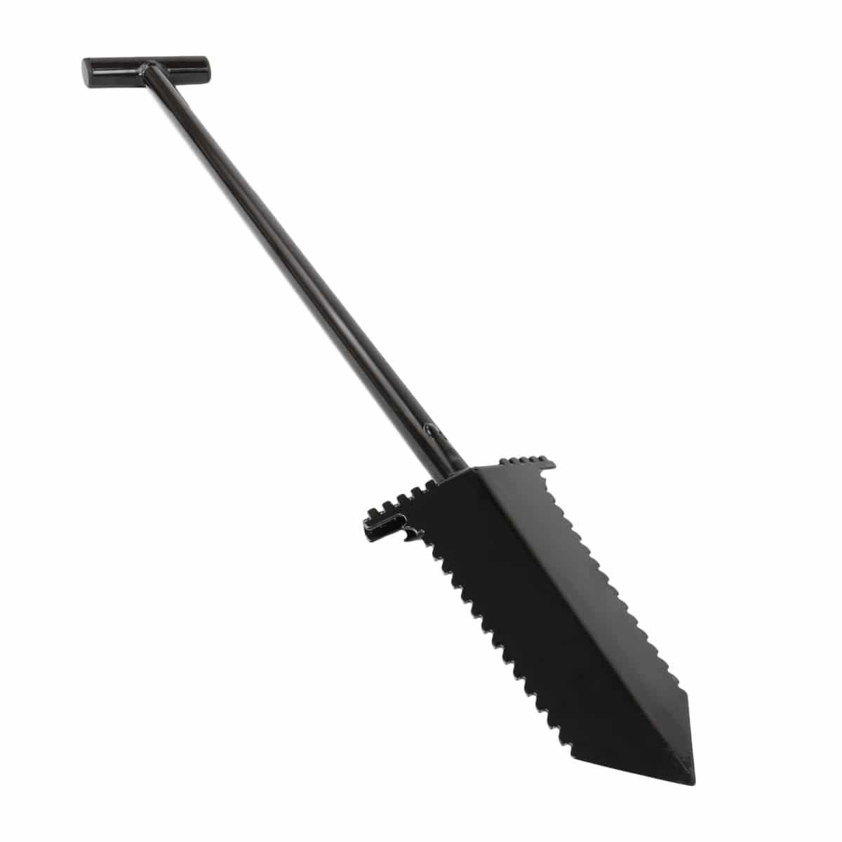 Anaconda NX 6 36-Inch Tempered Steel Shovel with Double Serrated Blade & Foot Pegs - Heavy Duty Digging Tool for Camping, Gardening, and Outdoor Survival
