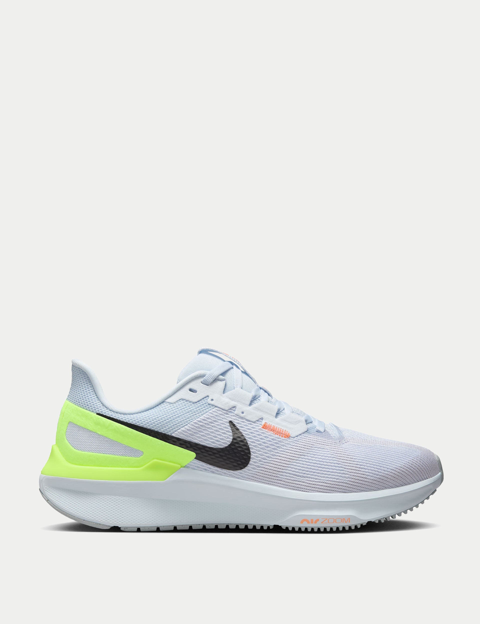 Structure 25 Running Shoes for Men - Lightweight Blue Tint/Volt/Total Orange/Black Athletic Sneakers - Perfect for Jogging, Gym Workouts & Casual Wear