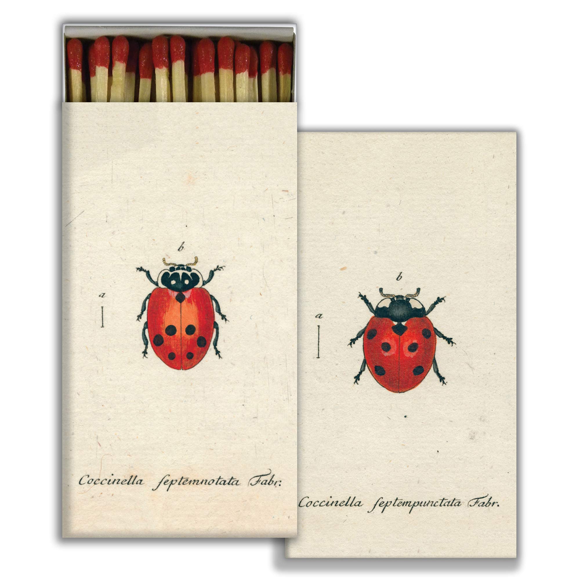 Ladybug Butterfly Bee Match Boxes - Set of 3 for Candles & Fireplaces
