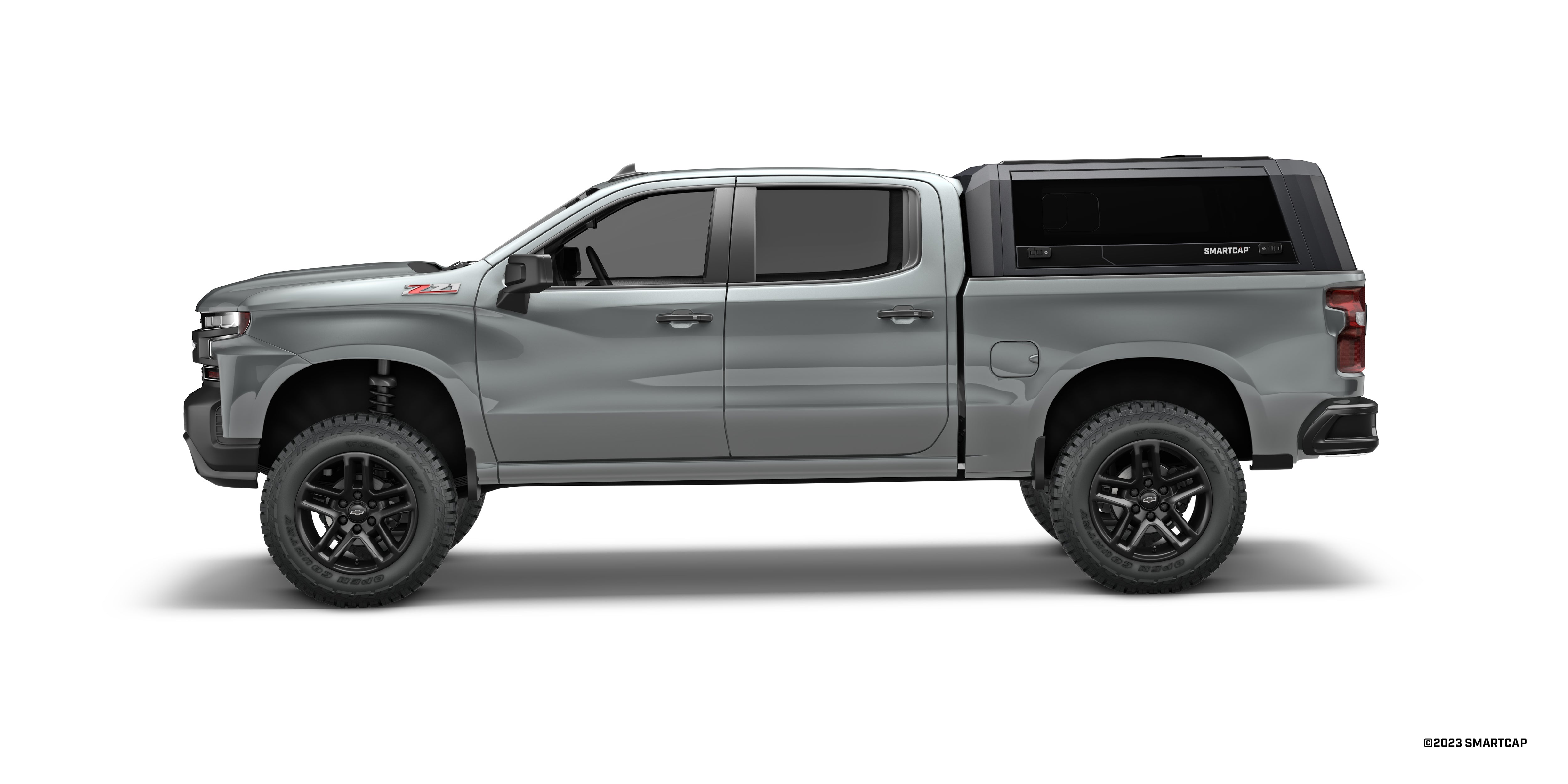SmartCap EVO Sport Truck Bed Cap for 2019-2023 Chevrolet Silverado & GMC Sierra 1500 5.8' Short Bed | Durable Aluminum Tonneau Cover | Perfect for Camping, Road Trips & Outdoor Adventures