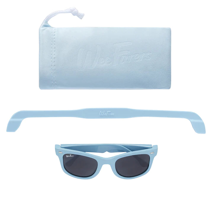 Polarized Wayfarer Sunglasses for Men & Women - Classic Blue Lens UV Protection - Perfect for Driving, Beach, and Outdoor Activities