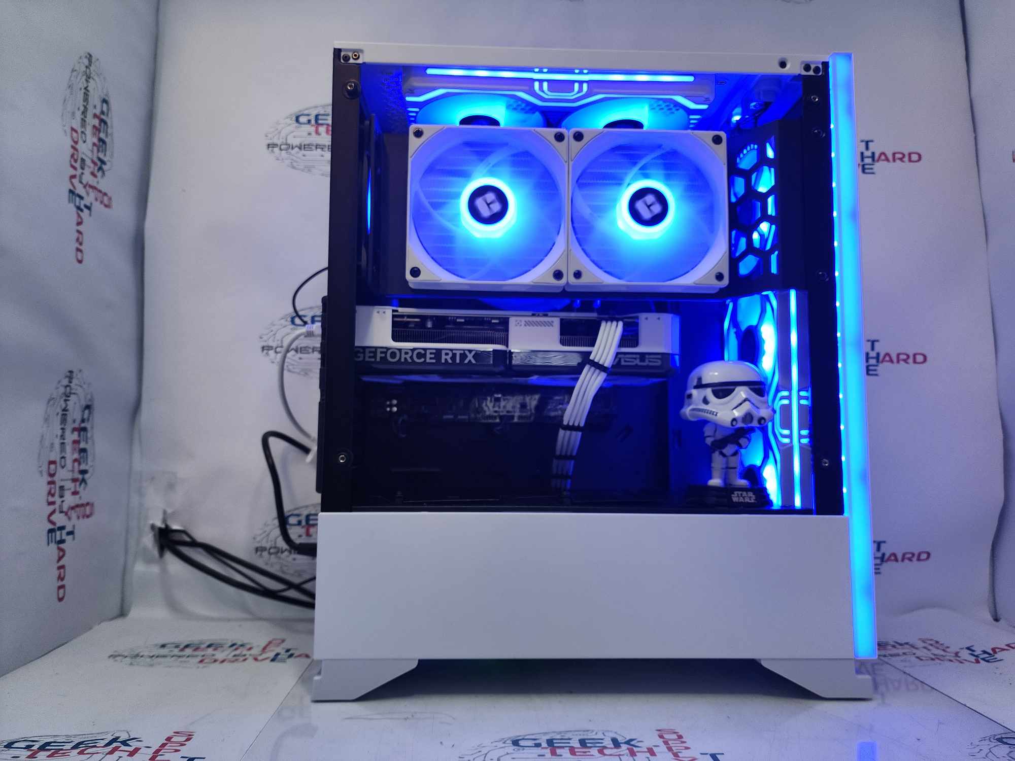 Custom Gaming PC Desktop - AMD Ryzen 5 Processor, RTX 5070 Graphics, 1TB NVMe SSD, 32GB DDR5 RAM, White AIO Cooler (Model S5) - Perfect for 4K Gaming, Streaming & Content Creation