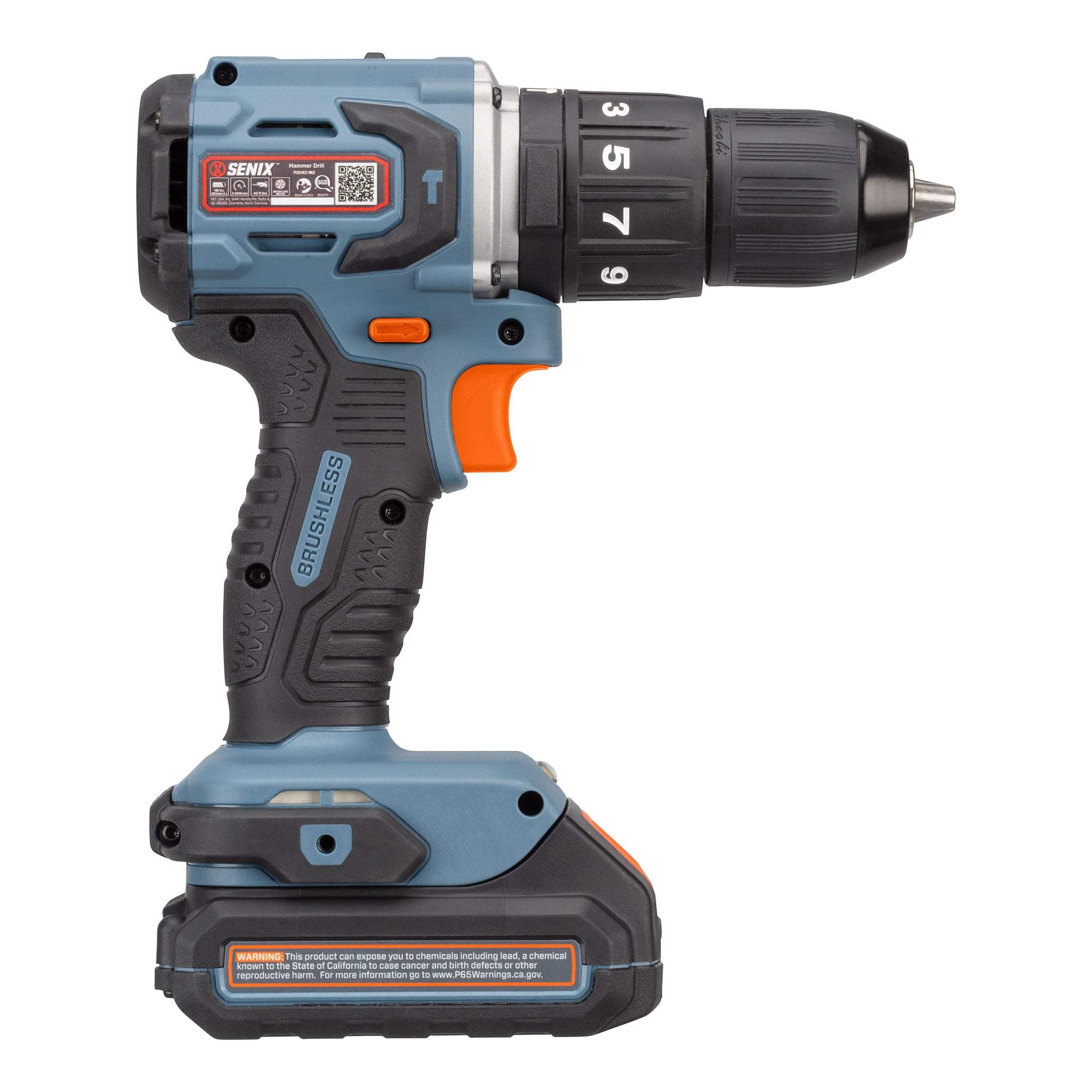 X2 20V Max* 1/2 Inch Brushless Cordless Hammer Drill Kit with 2.0Ah Battery & Charger - Perfect for DIY Projects, Home Repairs, and Construction Work