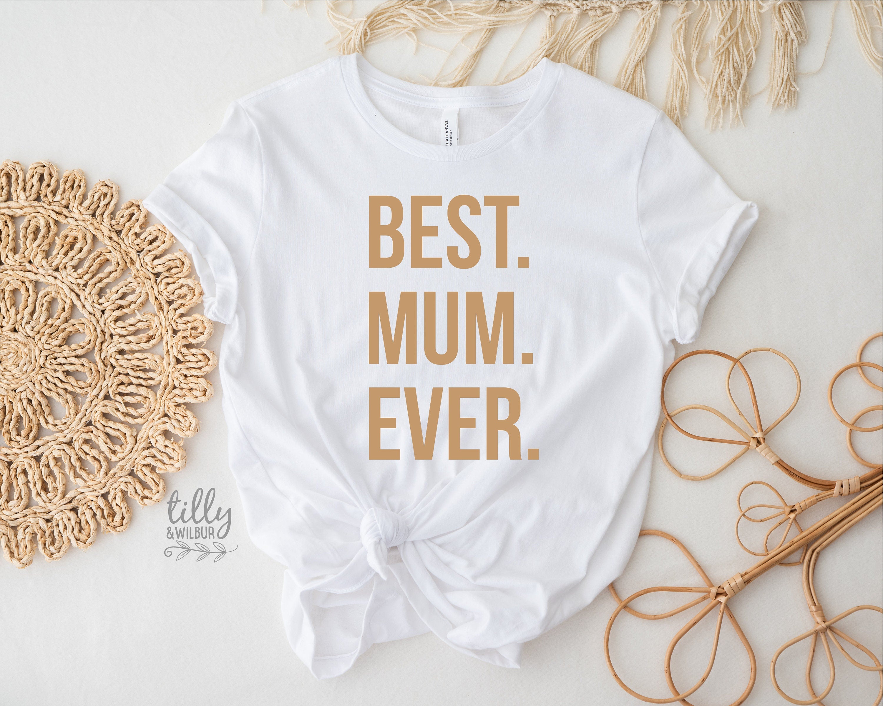 Best Mom Ever T-Shirt - Funny & Cute Mother's Day Gift - Perfect for Birthdays, Holidays & Family Events