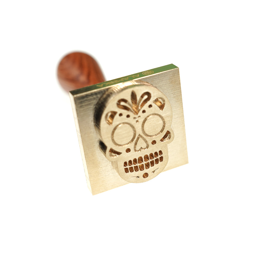 Skull Ice Stamp - Premium Ice Cube Mold for Cocktails & Drinks - Perfect for Halloween Parties, Themed Events & Home Bar Accessories