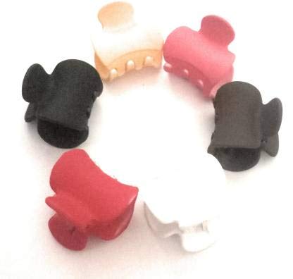 Zeniso® 6-Pack Multicolored Hair Claw Clips for Women & Girls - Strong Hold Hair Clutchers for Ponytails, Buns & Updos - Perfect for School, Work & Everyday Styling