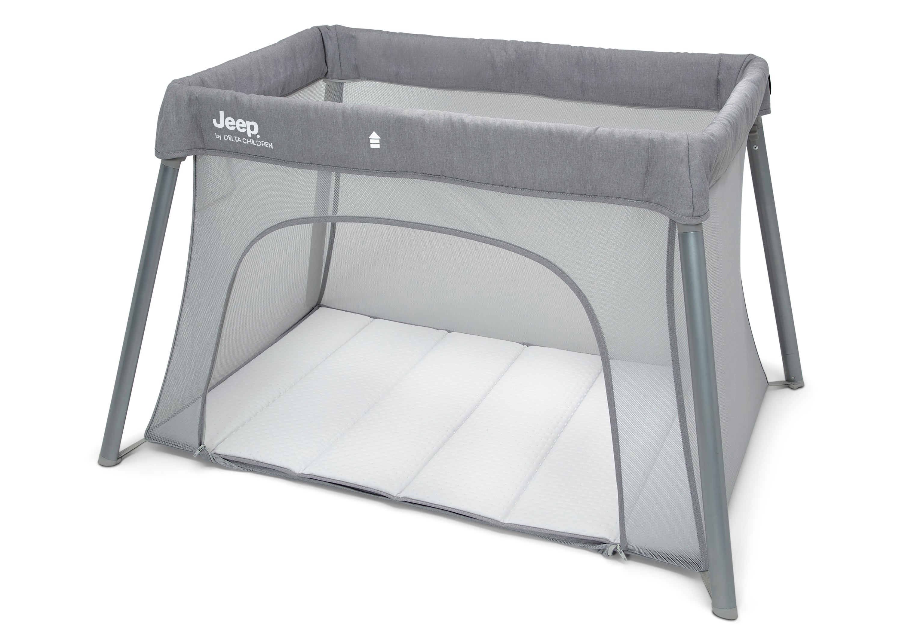 Horizon Compact Travel 2-in-1 Play Yard & Bassinet for Babies - Portable Crib with Canopy for Nursery, Travel, and Outdoor Use