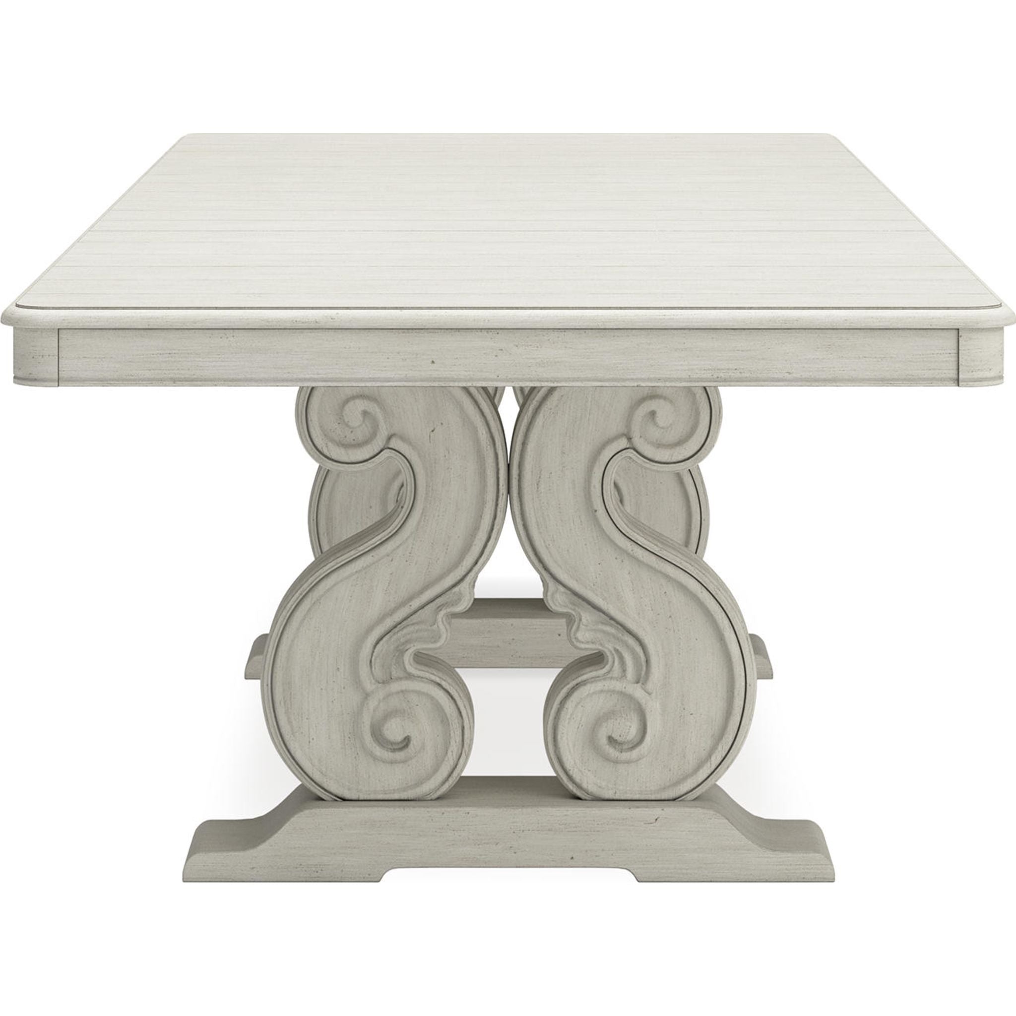 Arlendyne Extendable Dining Table - Antique White Finish (D980D4) | Perfect for Small Spaces, Dinner Parties & Family Gatherings