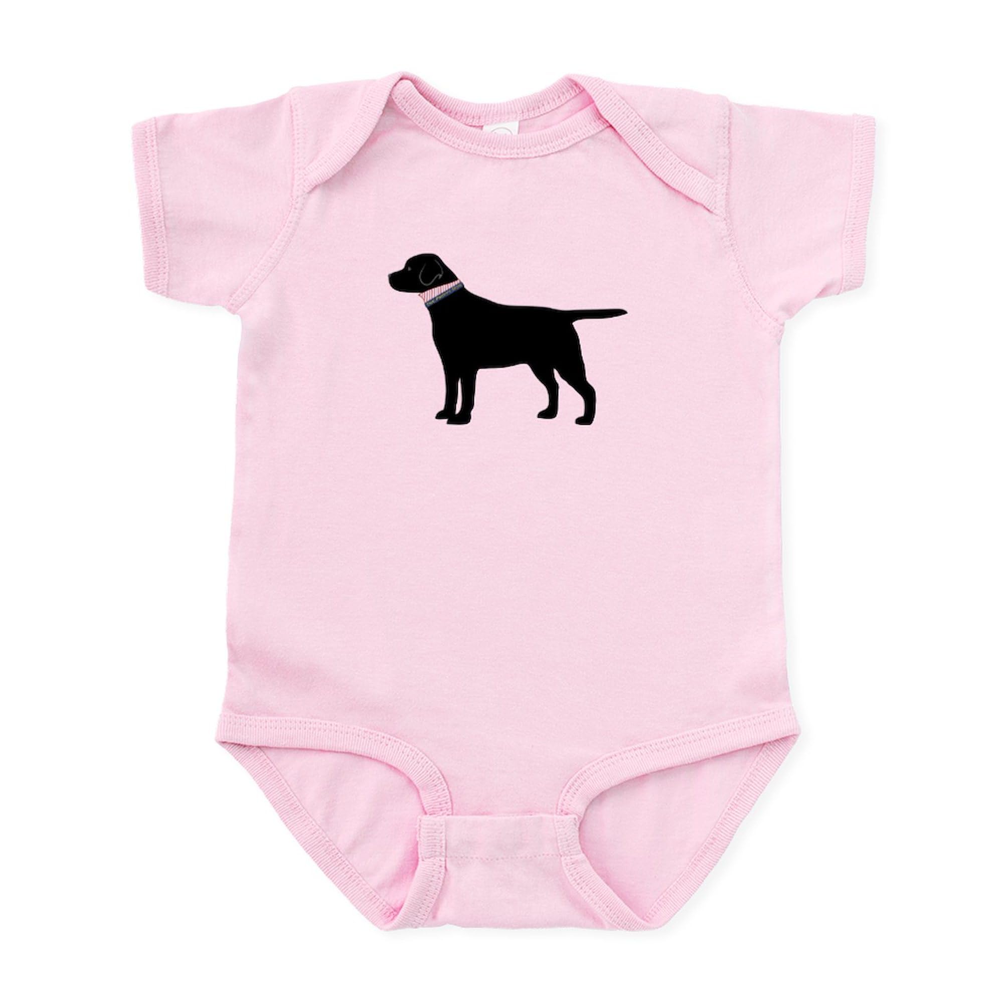 Preppy Black Lab Infant Bodysuit - Cute Baby Romper for Boys & Girls | Perfect for Family Photos, Playdates & Everyday Wear