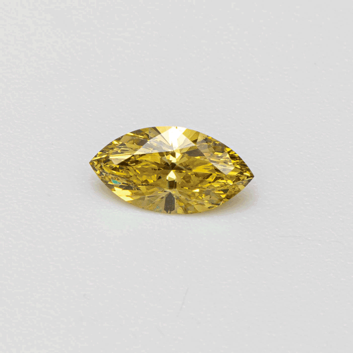 Vivid Yellow Marquise Cut Diamond Ring – Elegant & Sparkling Jewelry for Engagement, Wedding & Special Occasions