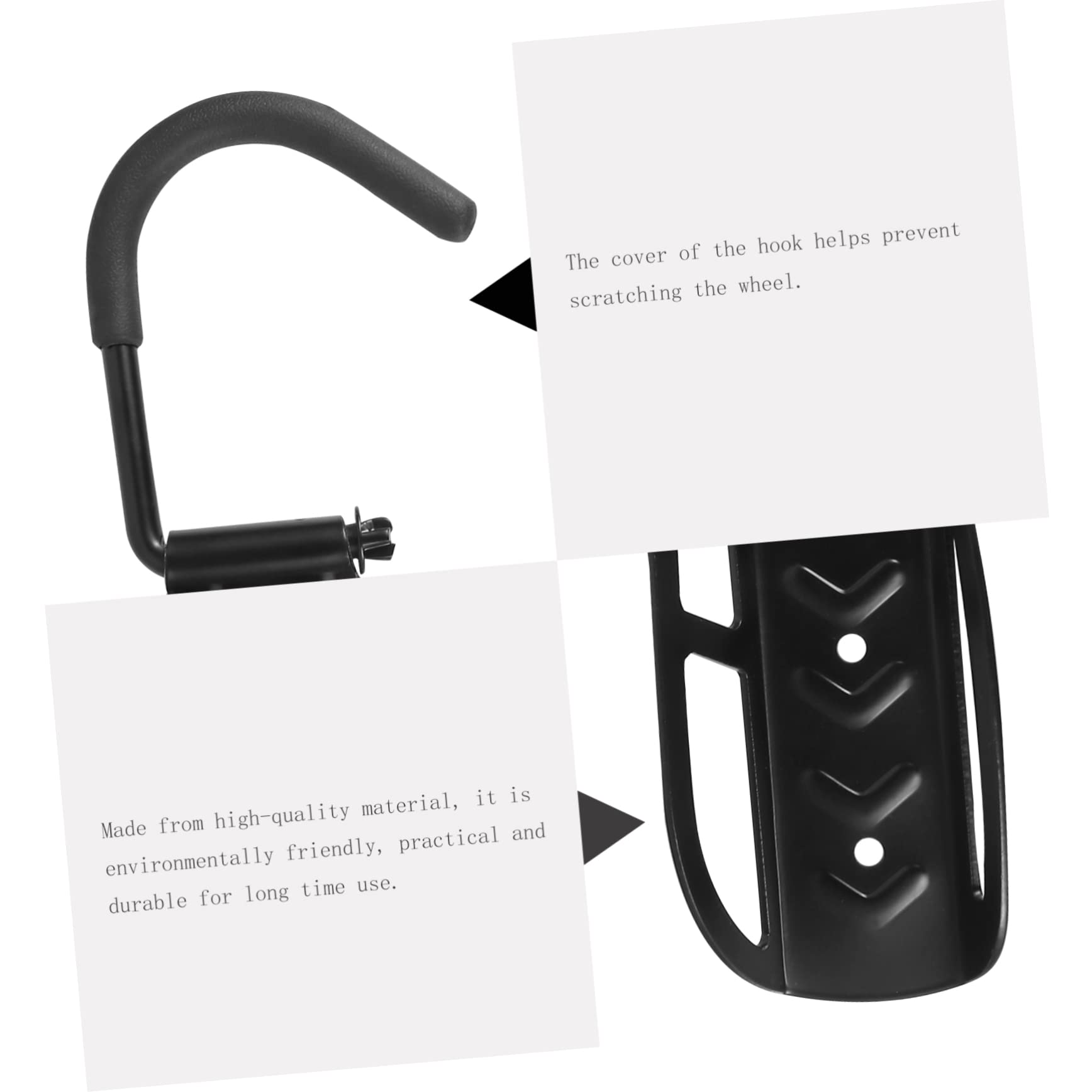 Heavy-Duty Scooter Wall Mount Hook - 50kg Load Capacity, Space-Saving Bike Rack for Easy Wall Installation | Perfect for Garage, Balcony & Indoor Storage of E-Scooters, Bicycles & Sports Equipment