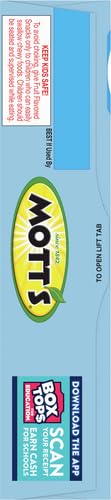 Mott's Assorted Fruit Flavored Snacks - Gluten Free, 10 Count (8 oz) - Healthy Kids Lunchbox Snacks & On-the-Go Treats for School, Work & Travel