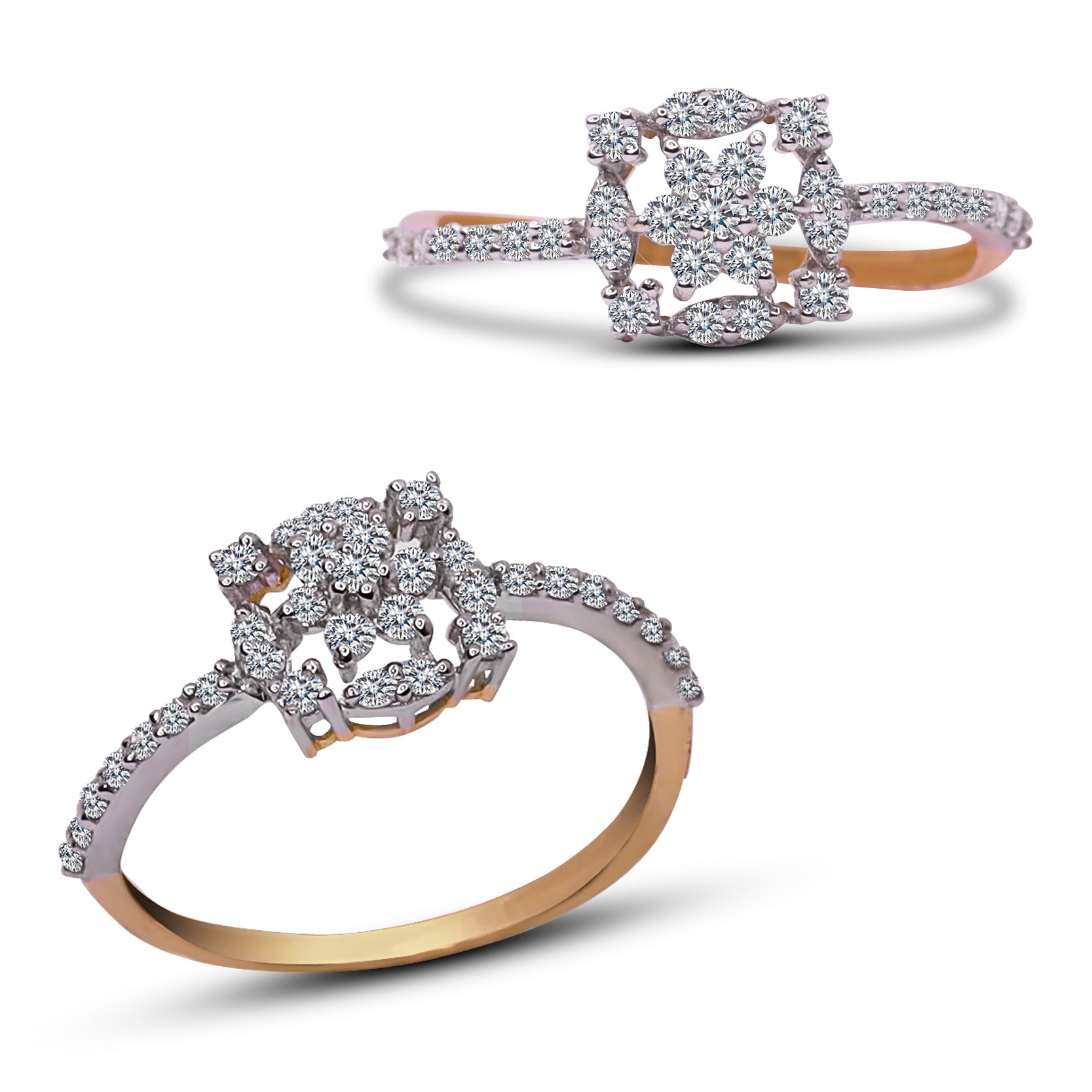 Exquisite Diamond Ring DR36 - 1 Carat Round Cut Solitaire Engagement Ring in 14K White Gold for Women - Perfect for Proposals, Anniversaries & Special Occasions