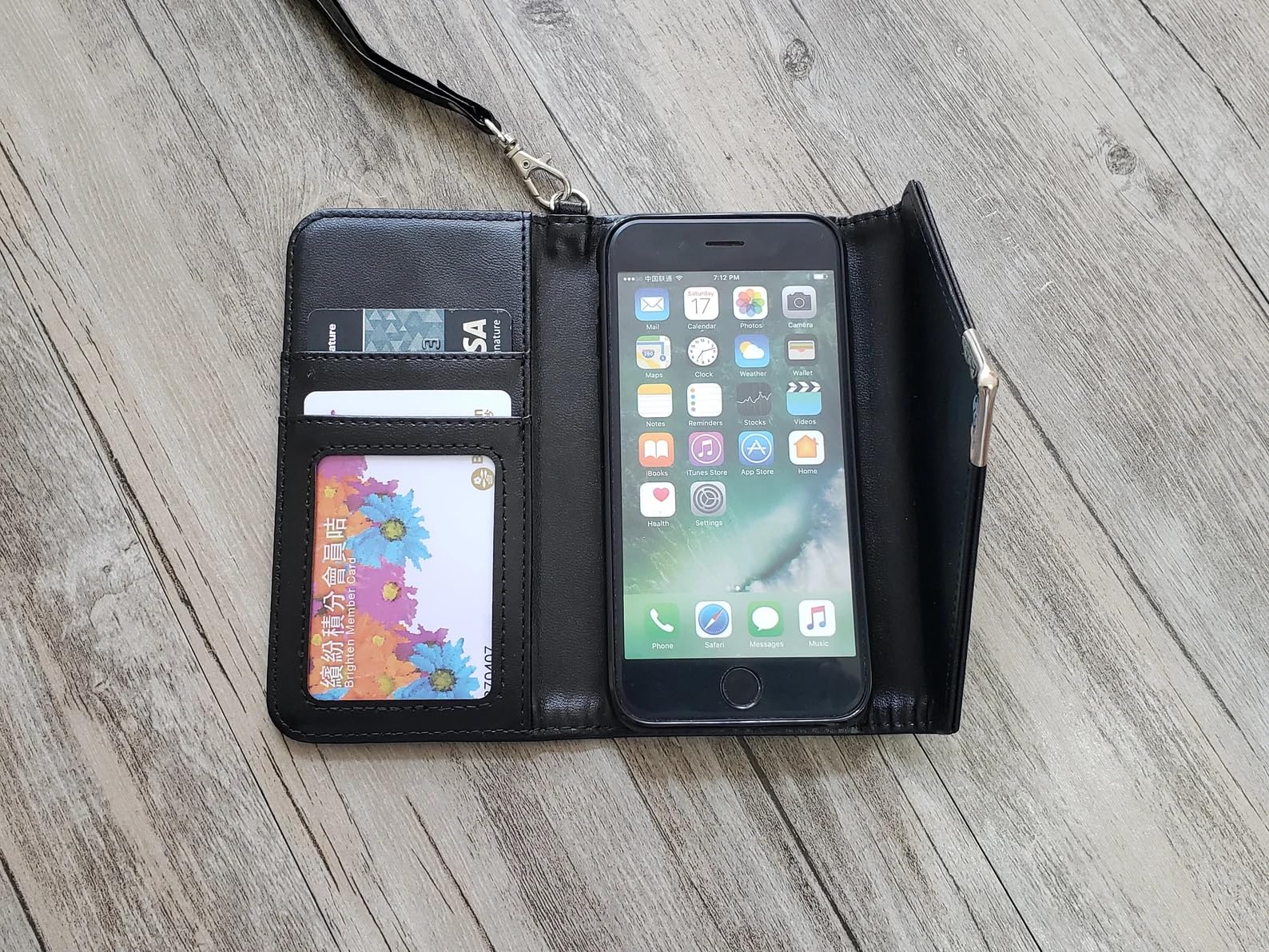 Premium Genuine Leather Wallet Case for iPhone X/XS/XR/11/12/13/14/15 Pro Max & Galaxy S24/S23/S22/S21/S20 Ultra/Note 20/10 Plus (Model MN1443) - Slim Protective Phone Cover with Card Slots for Daily Use, Travel & Business