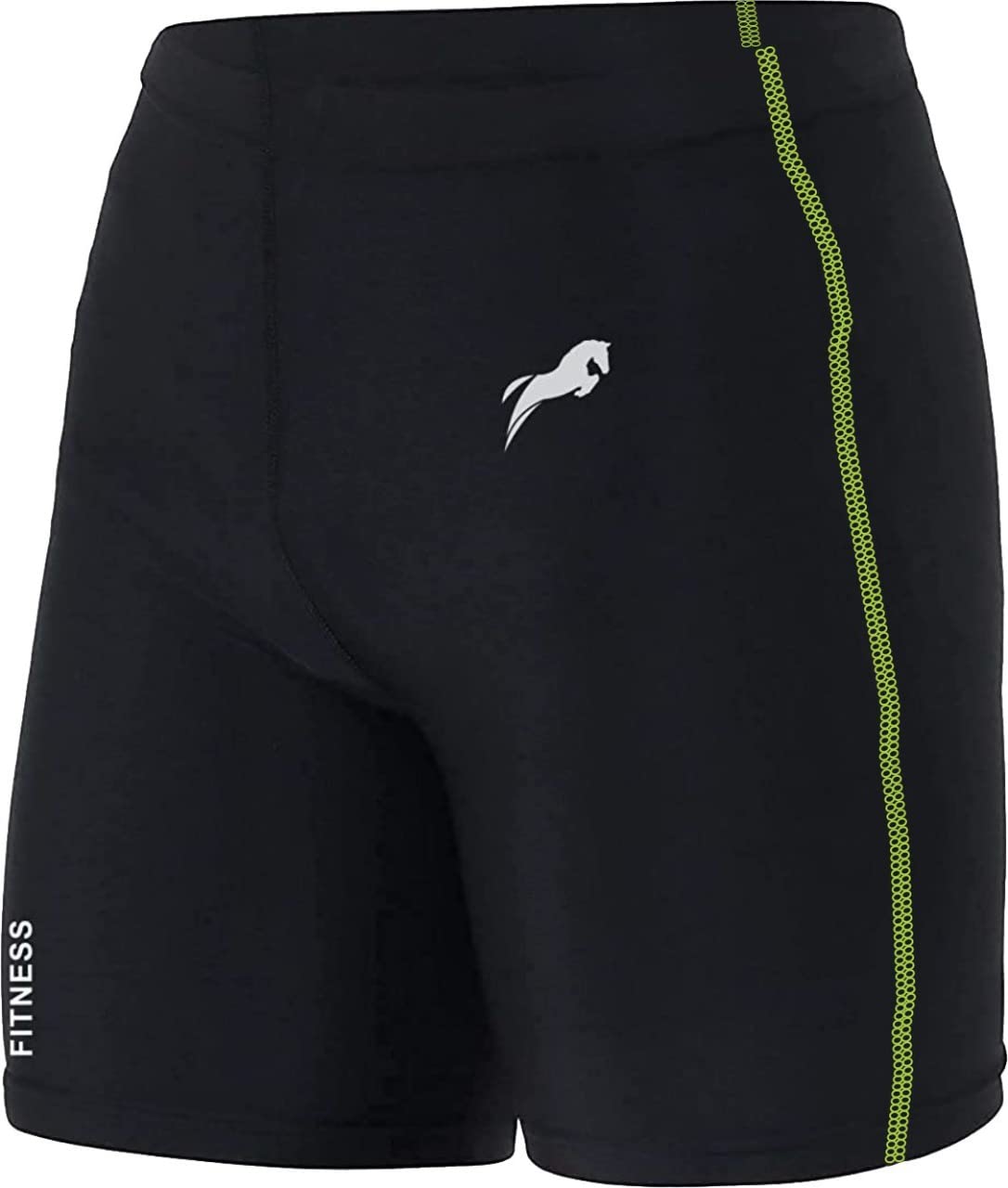 JUST RIDER Men's Gym Workout Shorts - 2 Pack (Orange & Green) | Breathable Quick-Dry Athletic Shorts for Running, Training & Gym