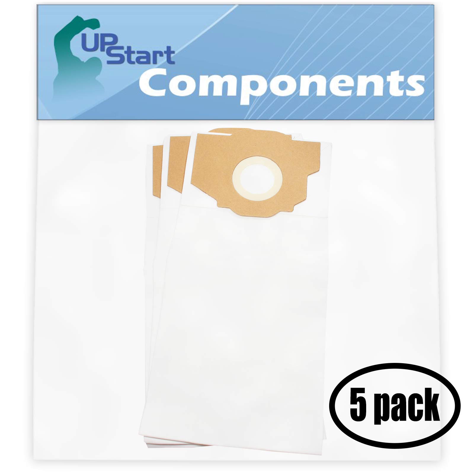 Upstart Battery 15 Replacement Vacuum Bags for Eureka 4885AT & RR Style - 5-Pack (3 Bags per Pack) - Compatible with Eureka Upright Vacuums - Perfect for Home Cleaning & Pet Hair Removal
