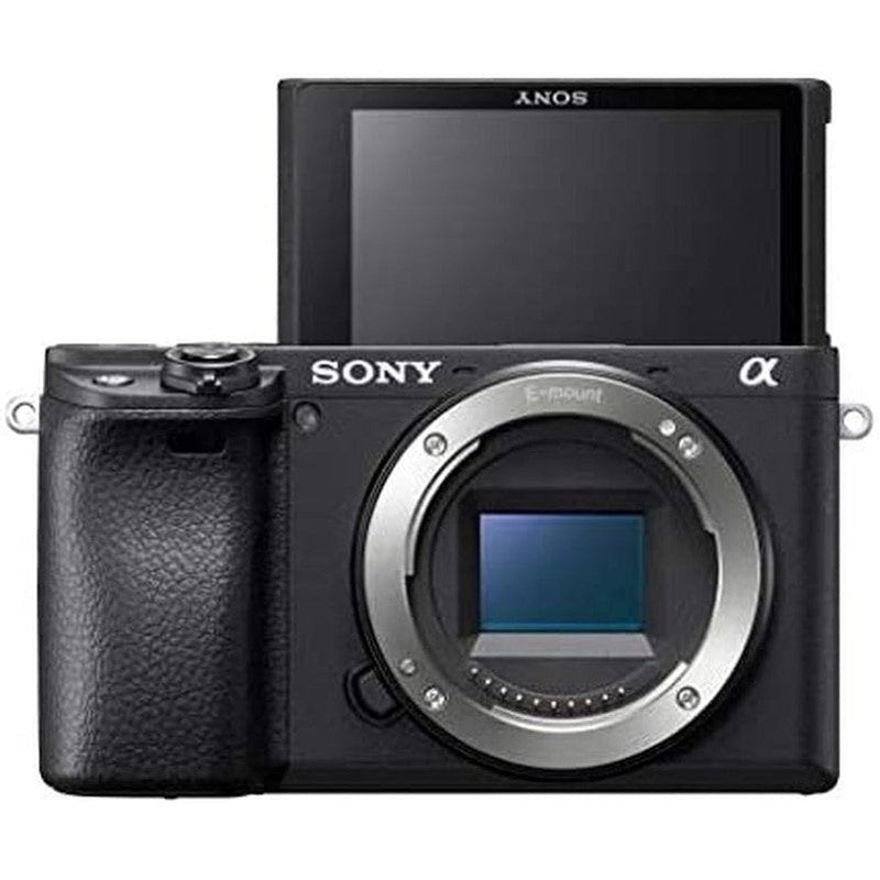 Sony Alpha A6400 Mirrorless Digital Camera with 16-50mm Lens | 4K Video, Fast Autofocus & Flip Screen for Vlogging, Travel & Photography