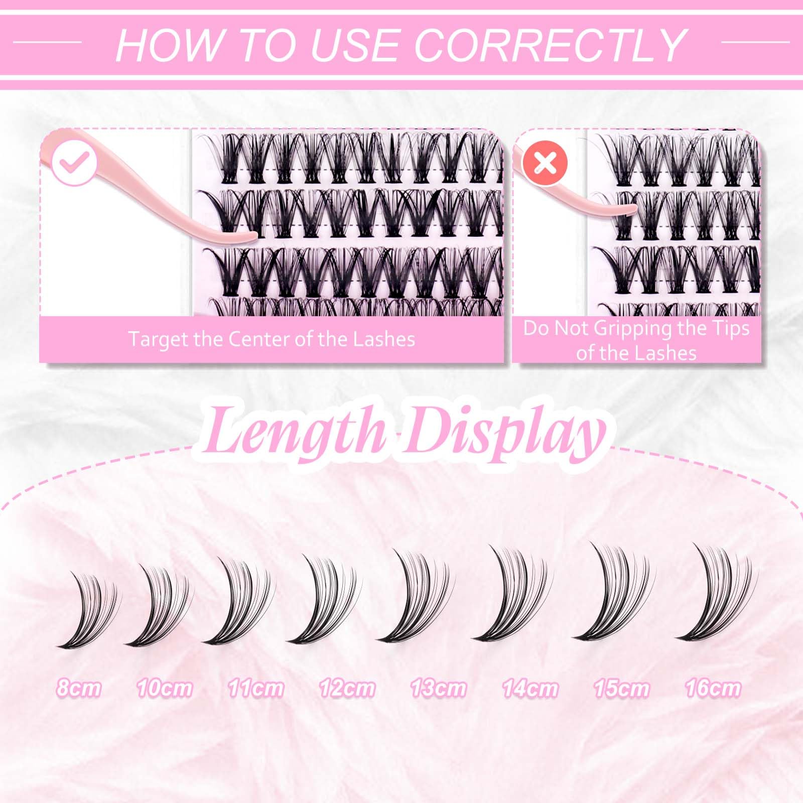 **200pcs 30D Black Mink Lash Clusters Extensions - DIY Individual Cluster Lashes Mixed Tray (8-16mm) for Professional Makeup & Under Eyelashes - Perfect for Bridal, Party & Everyday Glam**