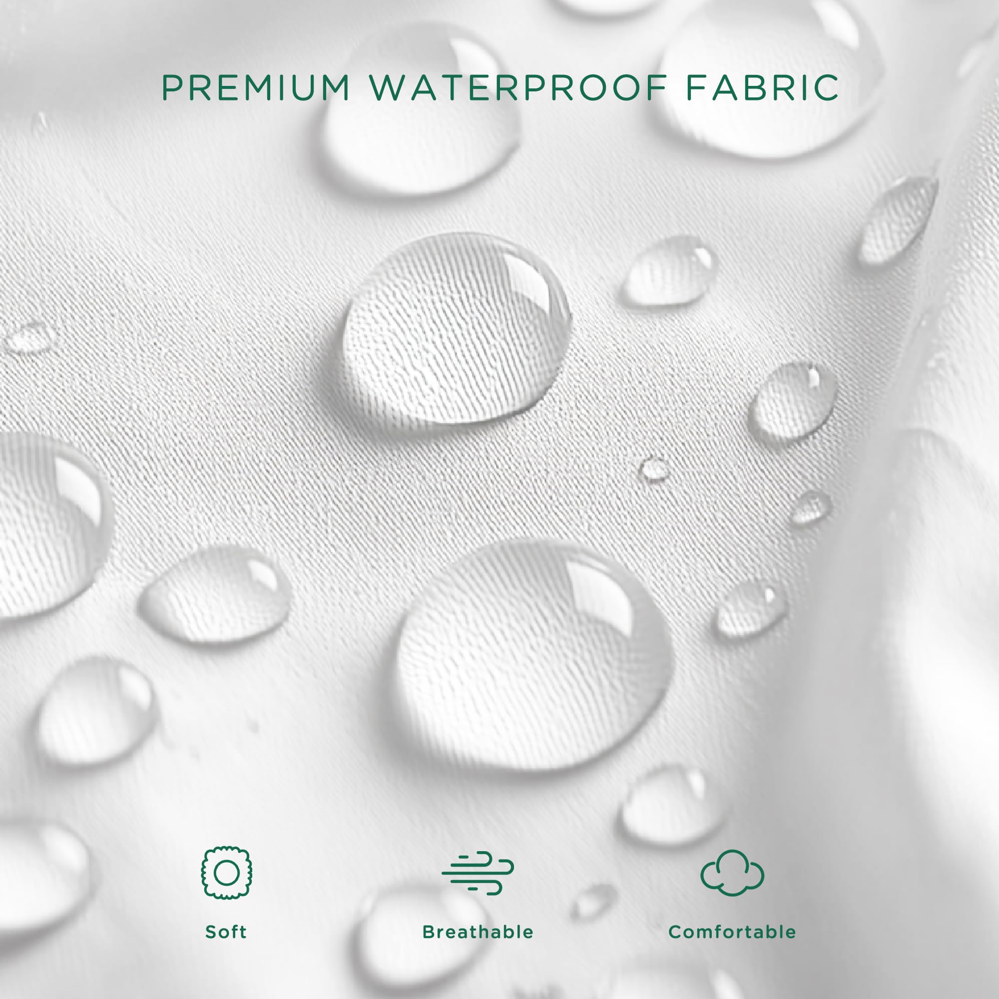 Premium Water-Resistant Outdoor Lumbar Pillow Inserts 12x20 (Set of 2) - Supportive Back Cushions for Patio Furniture, Garden Chairs & Poolside Lounging