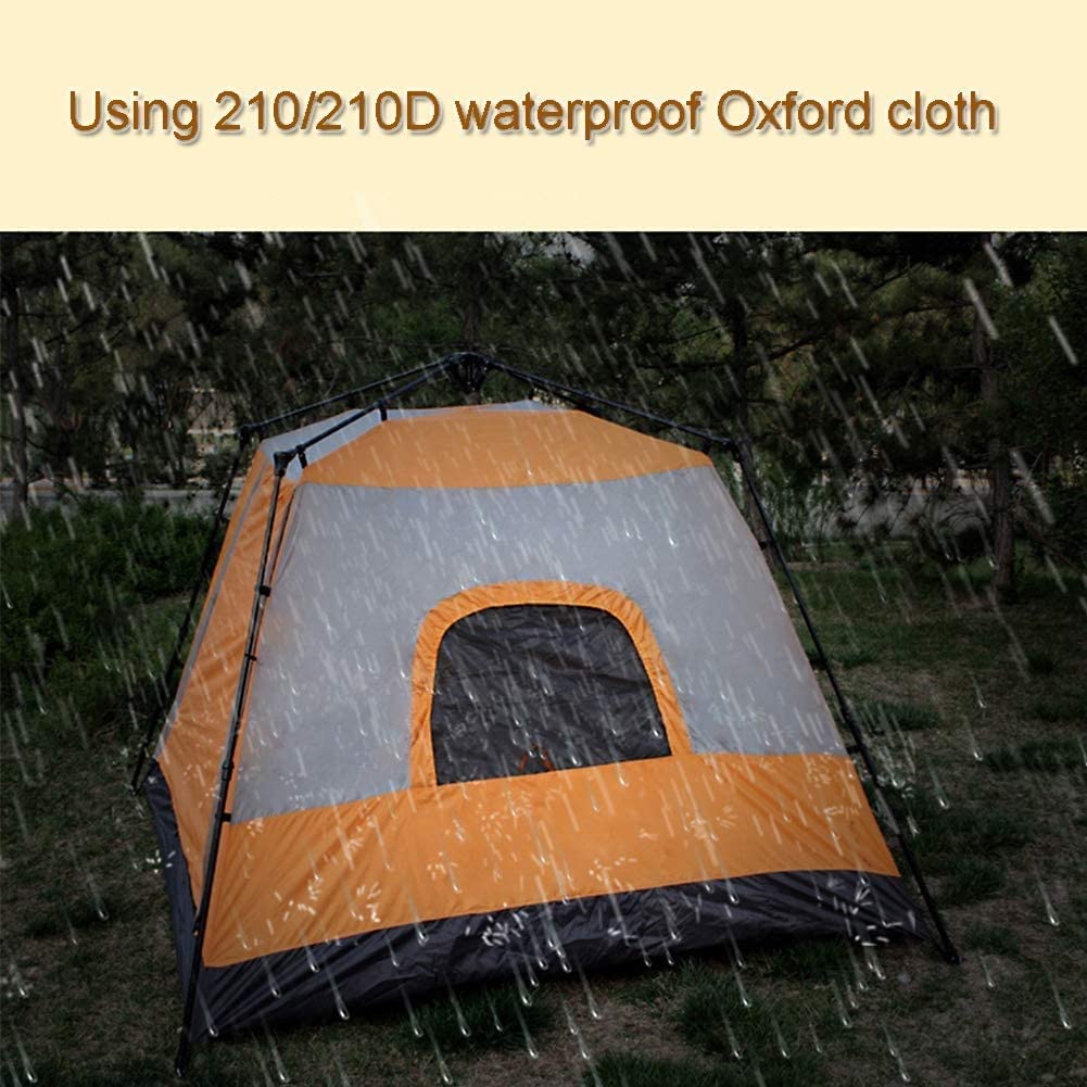 RALIRA 3-4 Person Waterproof Camping Tent with Porch & Carry Bag - Ultralight Backpacking Tent for Hiking, Travel & Survival - Perfect for Family Camping, Outdoor Adventures & Emergency Shelters