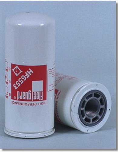 Fleetguard HF6553 Hydraulic Spin-On Filter - Replacement for Heavy-Duty Equipment & Machinery | Compatible with Tractors, Excavators, and Construction Vehicles