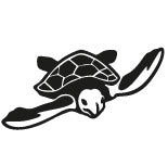 740 Marine Turtle Keychain - 2.8 x 5.3 Inch Cute Sea Turtle Charm for Keys, Bags & Gifts - Perfect for Beach Lovers and Ocean Theme Accessories