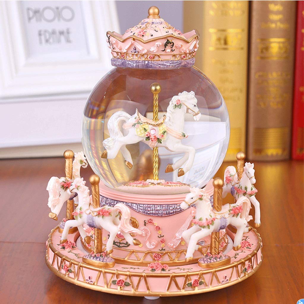 Handmade Resin Music Snowball Box - Elegant Birthday & Christmas Gift for Friends | Perfect for Home Decor, Holiday Presents & Special Occasions