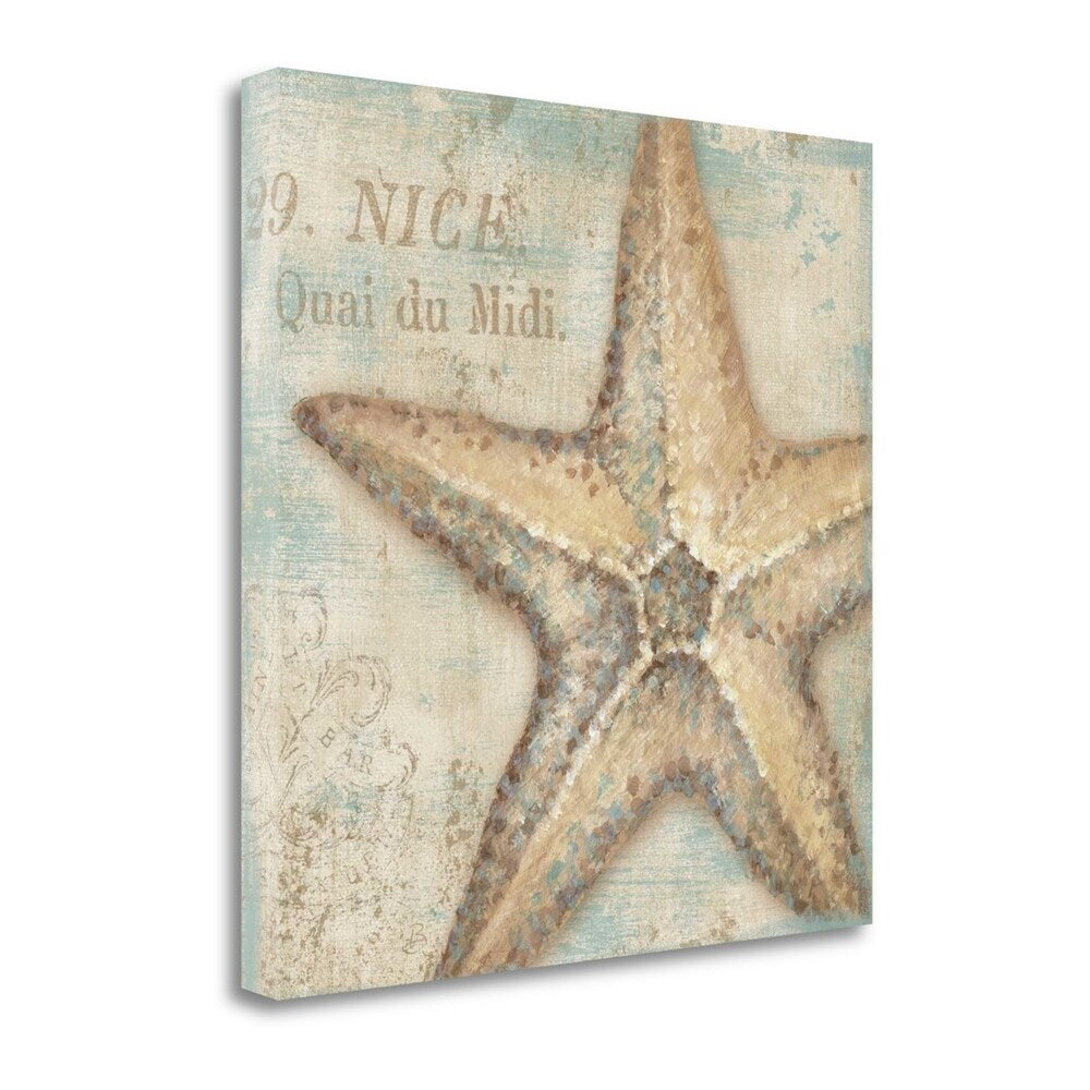 Daphne Brissonnet A La Plage II Fine Art Giclee Print - Gallery Wrapped Canvas Wall Art - Ready to Hang - Perfect for Living Room, Bedroom & Office Decor