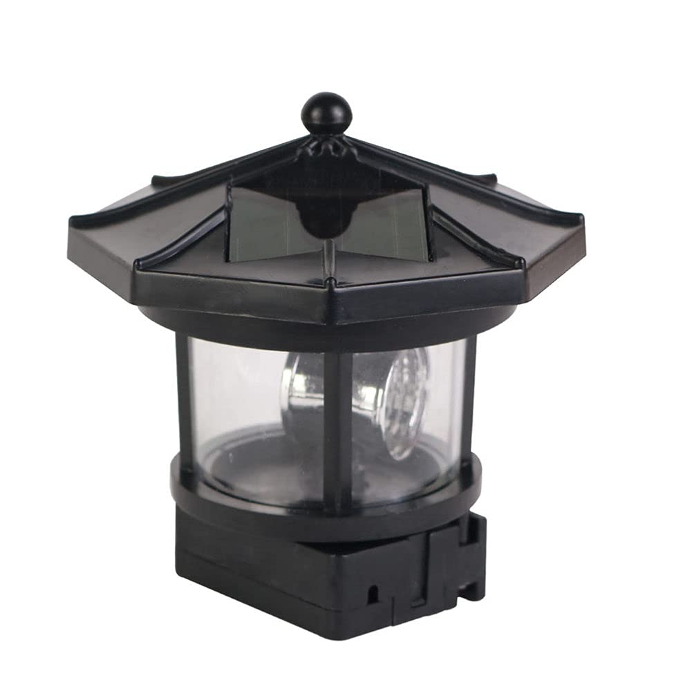 Rotatable LED Solar Lighthouse Lights - Waterproof Outdoor Solar Walkway & Garden Lights for Yard Decor - Perfect for Pathways, Lawns, and Outdoor Landscaping