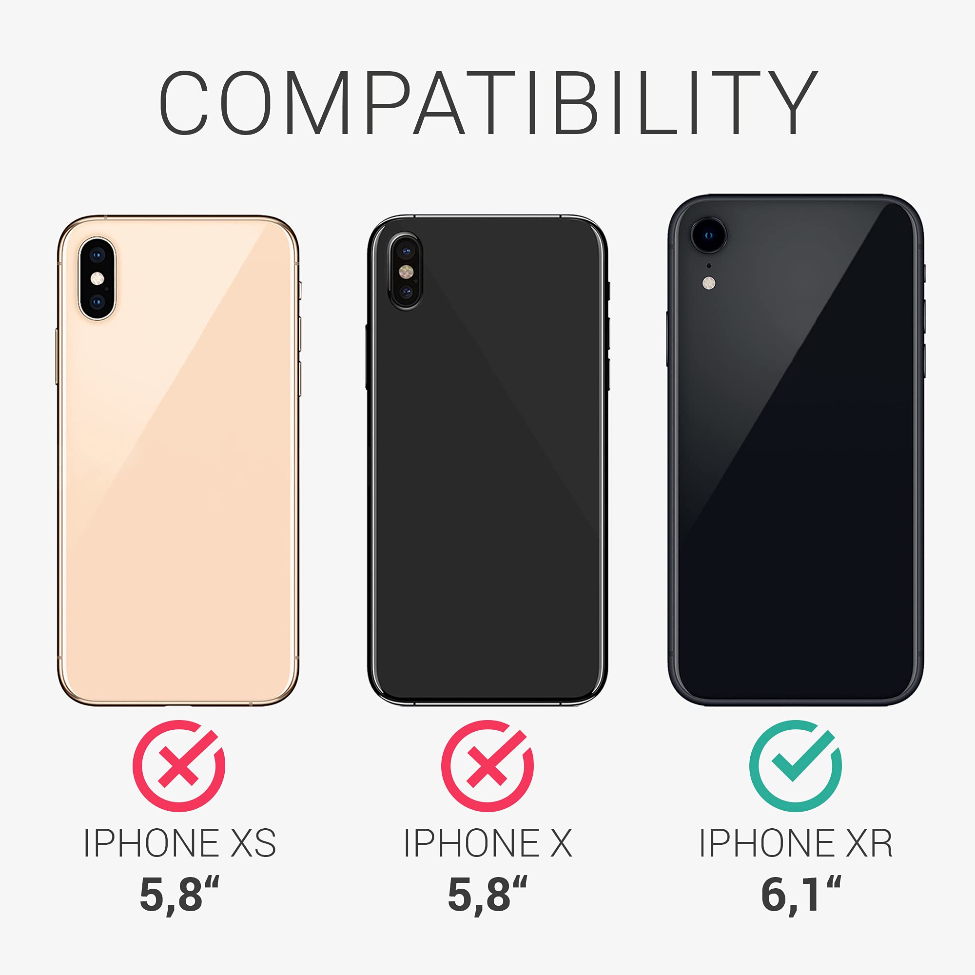 kwmobile Slim Protective TPU Silicone Case for Apple iPhone XR - Shockproof & Scratch Resistant Cover in Blue Grey - Perfect for Everyday Use, Travel & Outdoor Activities