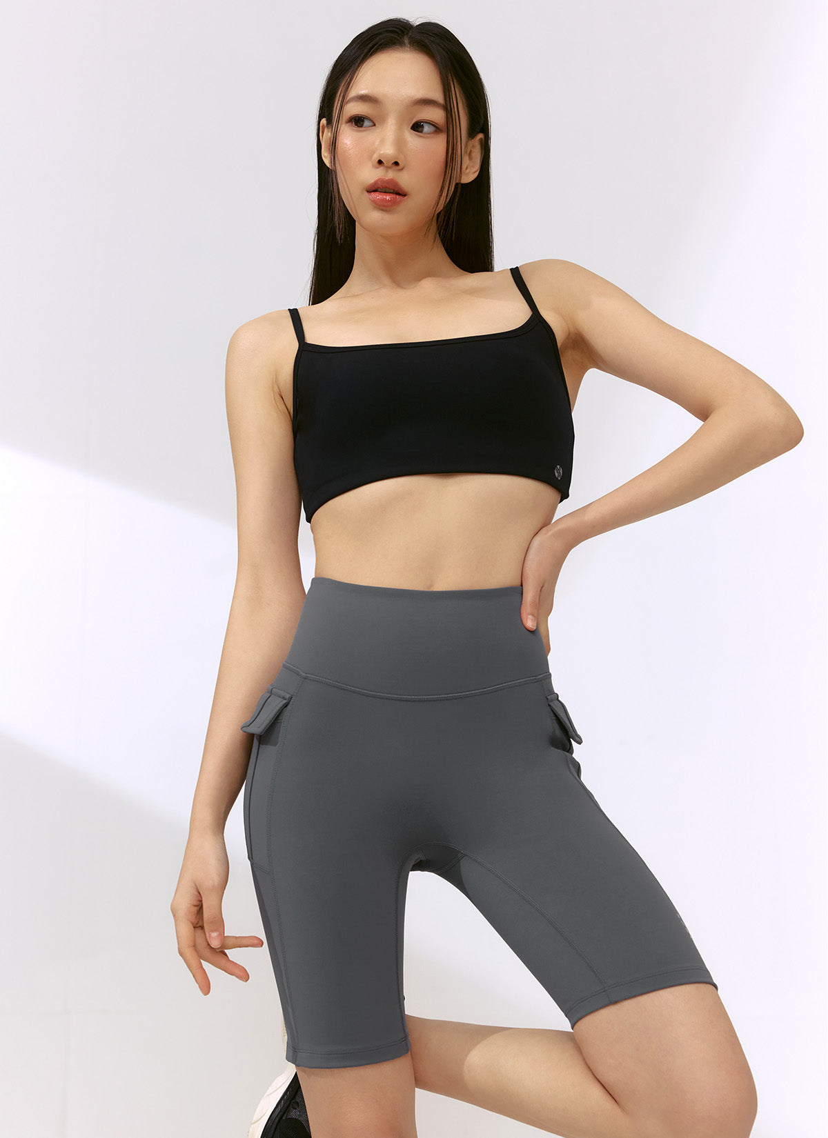 Black Label 360N Out Pocket Leggings for Women - High Waisted Yoga Pants with Side Pockets - 4.5