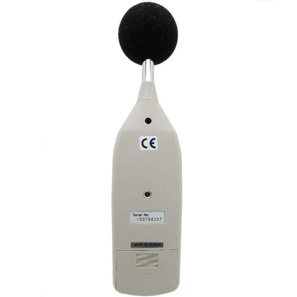 TES-52AA Digital Sound Level Meter - Portable Handheld Noise Meter 26dB to 130dB Range, Decibel Tester for Home, Workplace & Industrial Noise Measurement (Ideal for Factories, Construction Sites & Office Environments)