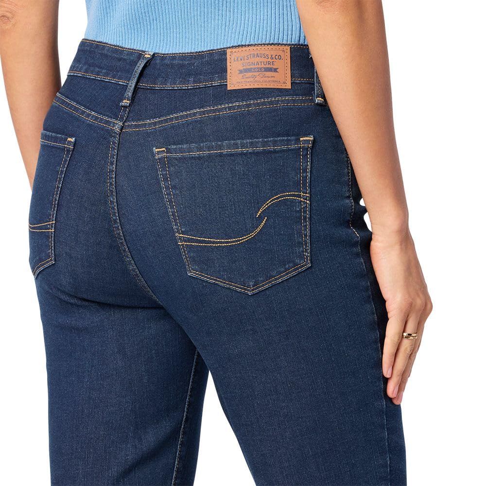 Levi's Signature Gold Women's Totally Shaping Skinny Jeans - High Waist Slim Fit Stretch Denim Pants (Standard & Plus Size) - Perfect for Casual Wear, Office Outfits & Night Out