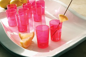 Koyal Neon Lights Shooter Glass - Set of 500 (1.5-Ounce, Red) - Perfect for Parties, Bars & Nightclubs | Colorful Shot Glasses for Cocktails & Liquor