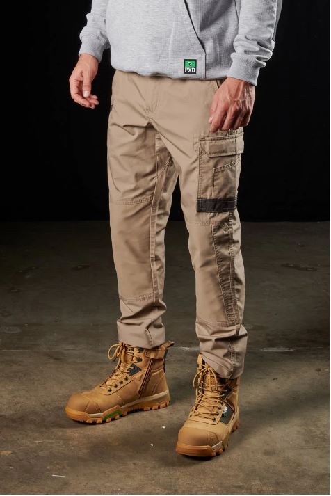 FXD Men's WP 5 Wicking Dura500 Cargo Pants - Waterproof, Quick-Dry, Durable Work Pants for Outdoor, Hiking, and Construction
