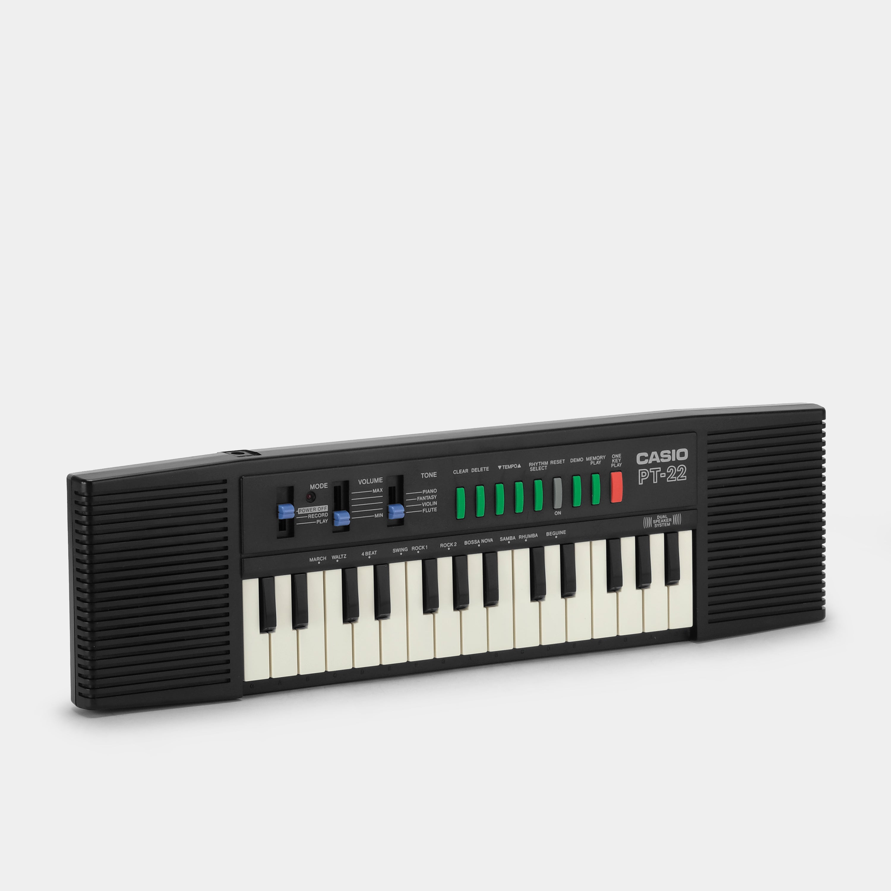 Casio PT-22 29-Key Mini Synthesizer Keyboard - Portable Electronic Piano for Beginners, Kids & Travel - Perfect for Home Practice, Music Lessons & On-the-Go Play