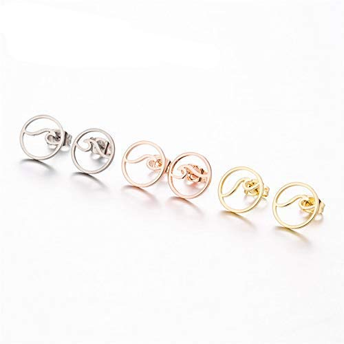 Tiny Wave Stud Earrings for Women - Beach Jewelry for Summer Outfits