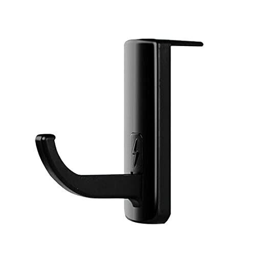 Kingjinglo Headphone Holder Hook - Adhesive Tape Sticker for Desk, PC, Monitor - White Headset Hanger Accessory for Office, Gaming Setup & Home Organization