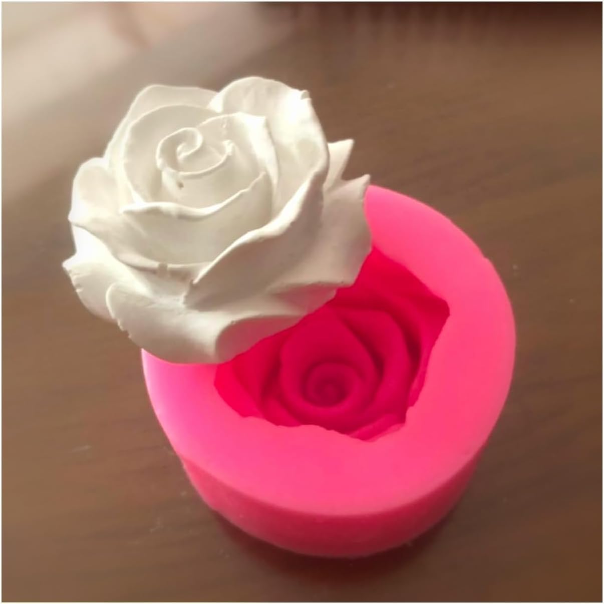 4PCS Rose Flower Silicone Molds for Candy, Chocolate, Resin - DIY Wedding Cake Decorating Tools & Fondant Sugarcraft Molds - Perfect for Baking, Candy Making, and Handmade Crafts