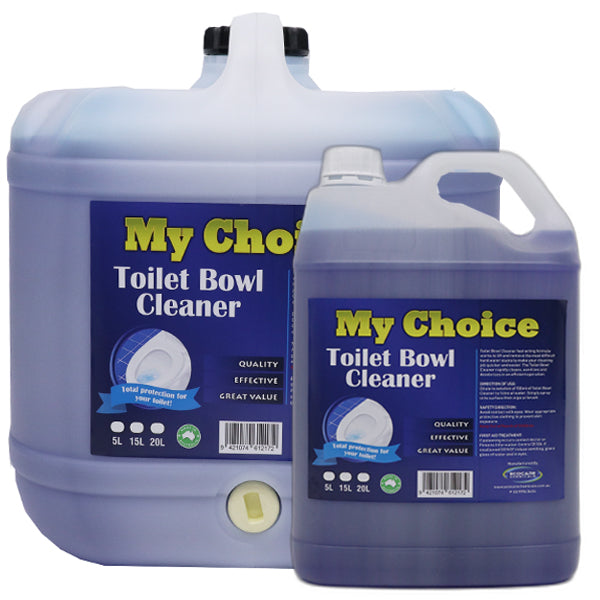 My Choice Toilet and Washroom Cleaner - Powerful Bathroom Disinfectant & Stain Remover - Eliminates Odors & Germs - Ideal for Home, Office & Commercial Use