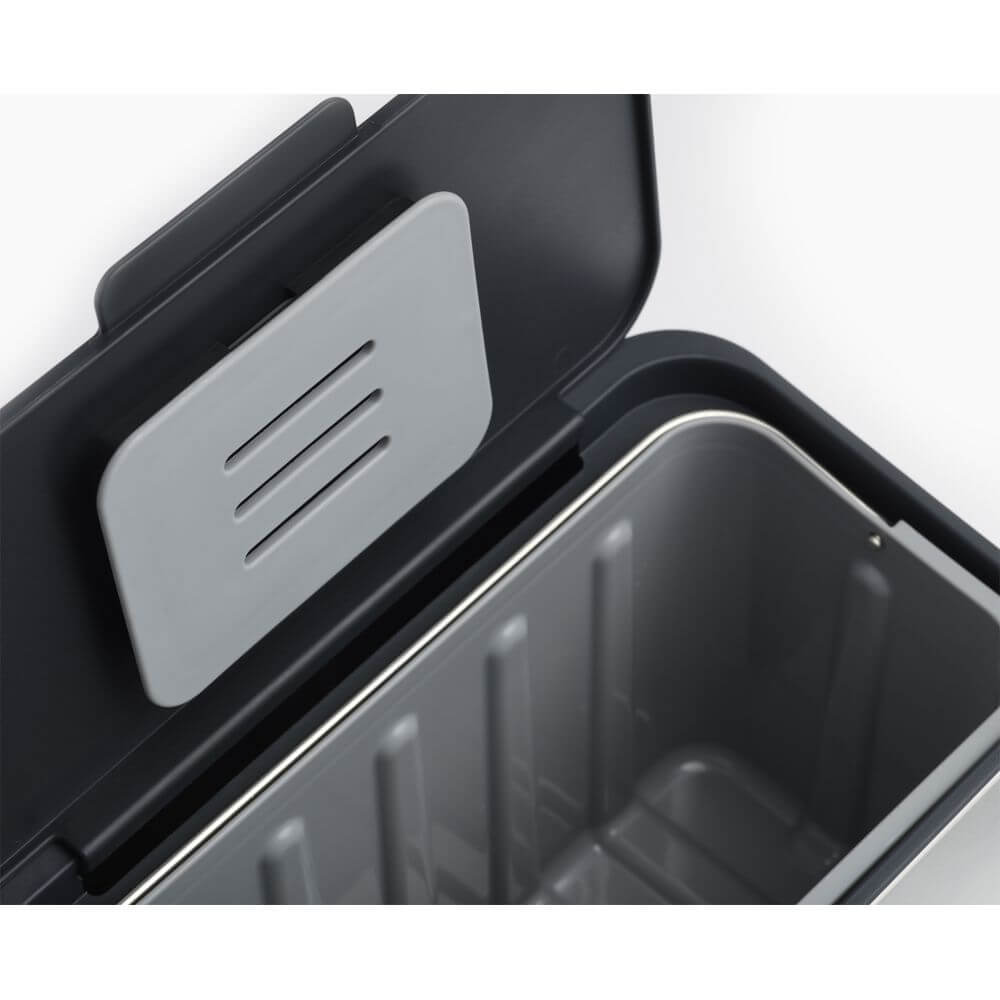 Joseph Joseph 4L Collect Compost Bin for Kitchen Countertop - Odor-Free Food Waste Container for Eco-Friendly Composting at Home