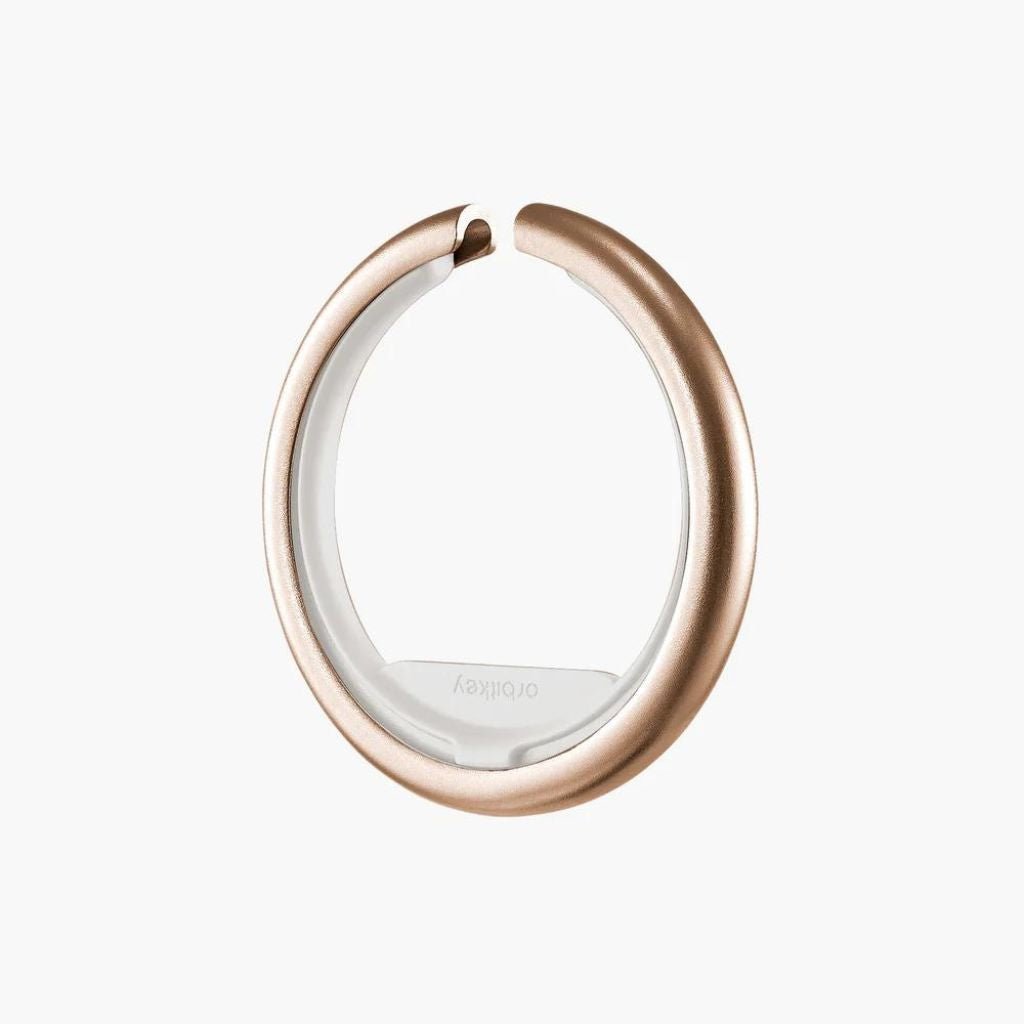 Orbitkey Key Organizer Ring - Holds Up to 10 Keys, Rose Gold Finish - Perfect for Home, Office & Travel Organization