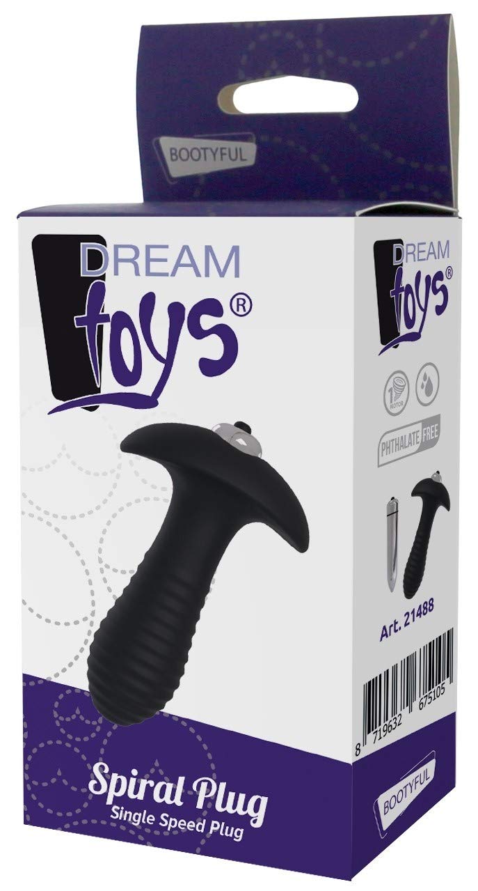 Premium Black Anal Plug for Adults - Dream Toys Cheeky Love Butt Plug - Perfect for Couples Play & Solo Pleasure