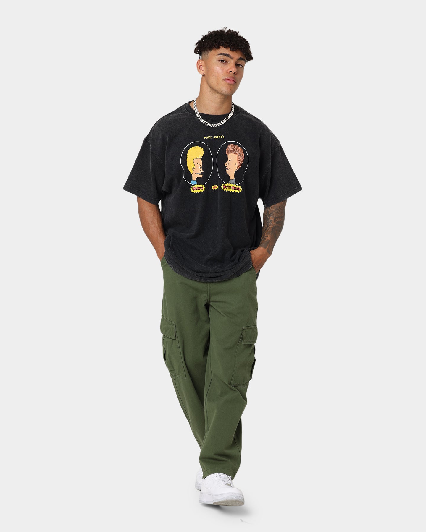 Vintage Beavis & Butthead Graphic T-Shirt - Black Retro Cartoon Tee for Men & Women - Perfect for Casual Wear, Parties, and 90s Nostalgia Fans