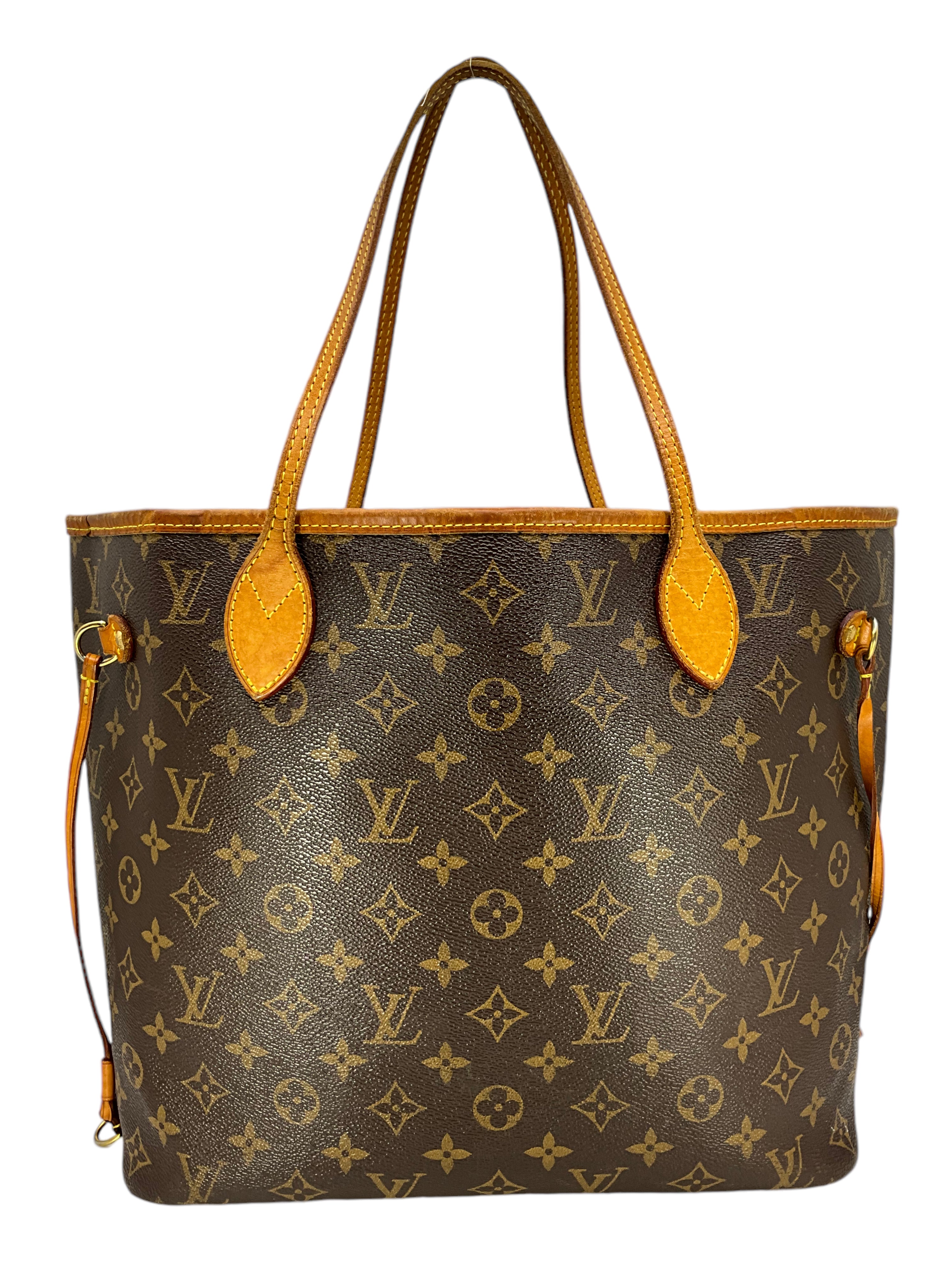 Authentic Louis Vuitton Neverfull MM Monogram Canvas Tote Bag - Luxury Designer Handbag for Women, Perfect for Work, Travel & Everyday Use