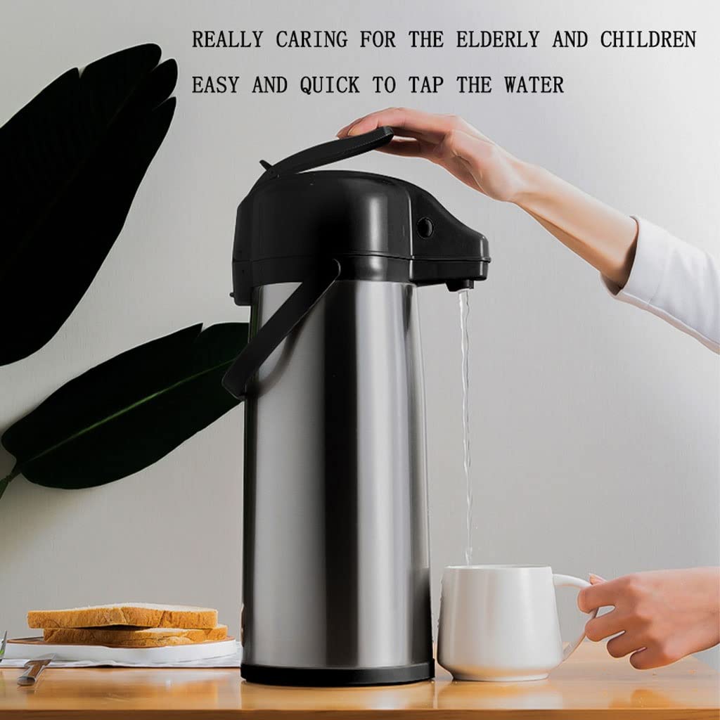 Premium Stainless Steel Vacuum Insulated Thermos - 24 Hour Hot & Cold Retention, Large Capacity Portable Water Bottle for Travel, Hiking, Office & Outdoor Activities (Silver) - Perfect for Coffee, Tea & Beverages