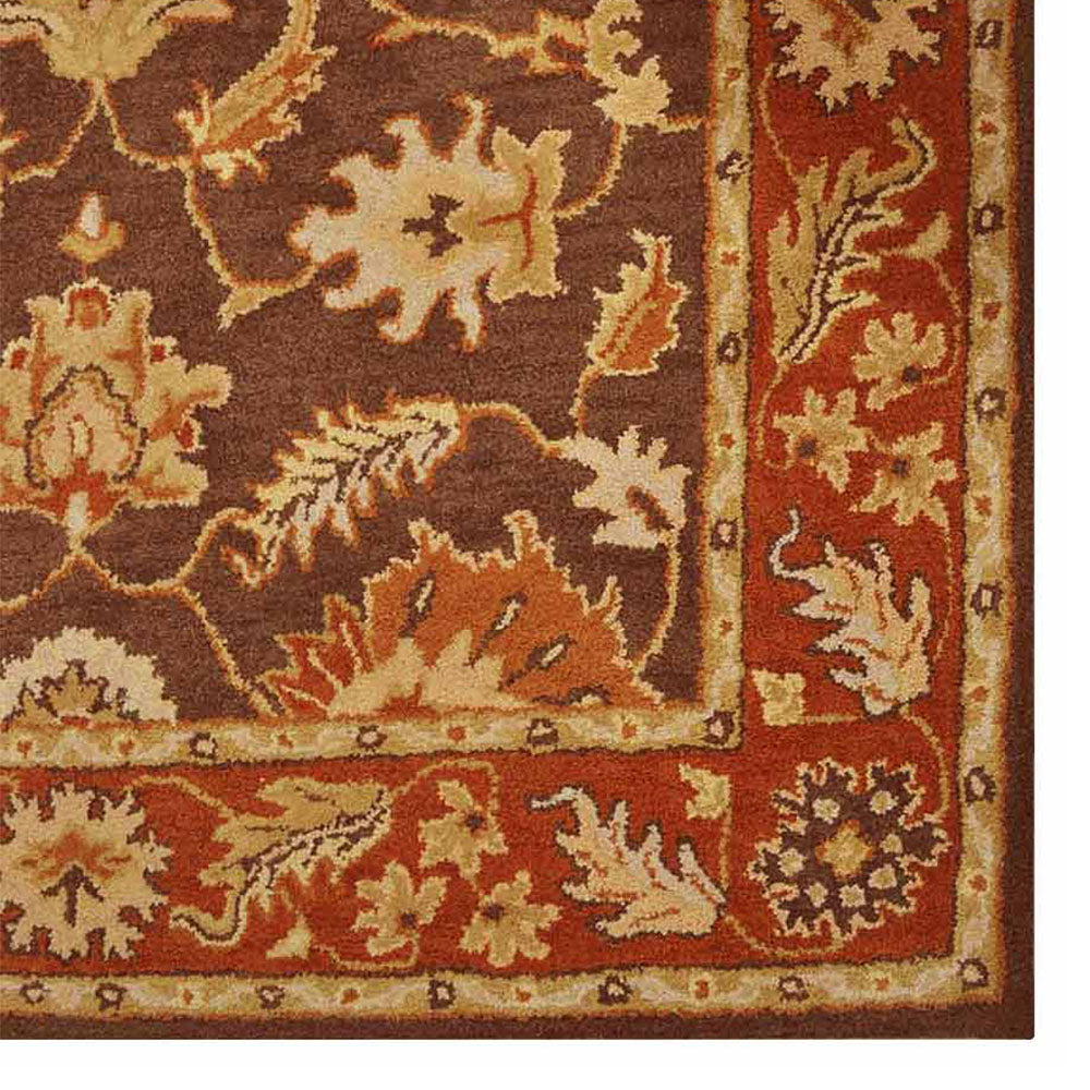 Premium Shiraz Hand Tufted Wool Rug - Soft Persian Style Area Rug for Living Room, Bedroom & Dining Room Decor