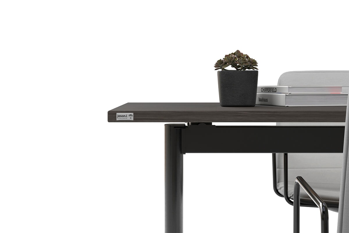 Jasonl Flip Top Folding Mobile Meeting Room Table - 1600L x 700W - Portable Conference Table for Office, Classroom & Events - Space-Saving Design for Small Rooms & Temporary Workspaces